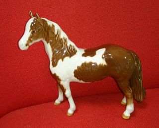 Stunning Rare Vintage Beswick Pinto Pony First Version Perfect 1st Quality