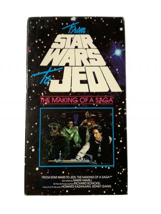 Rare Oop From Star Wars To Jedi - Making Of A Saga George Lucas 1989 Vhs Film