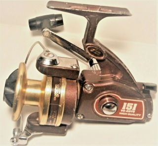 Vintage Olympic 151 Vo - Auto Open Face Spinning Fishing Reel Great Has Wear