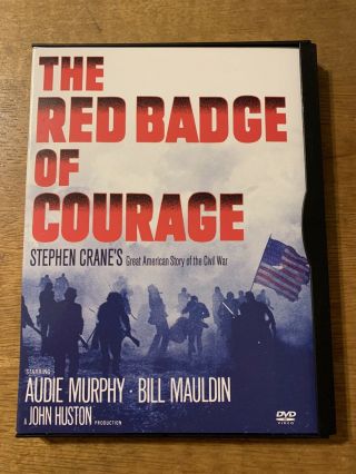The Red Badge Of Courage (dvd,  2003) Rare Snapcase Stephen Crane War Movie Oop