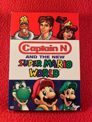 Captain N And The Mario World Dvd 2 - Disc Set Rare Oop Dic Region 1 Usa