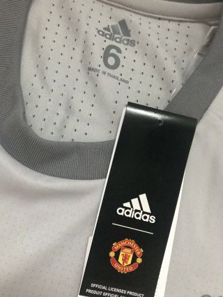 RARE Manchester United Man Utd 2017/18 Player Issue Third Shirt Size 6 L/S BNWT 3
