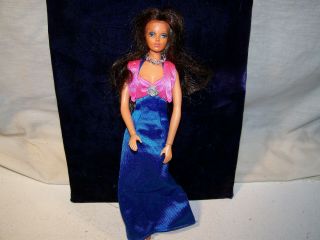 71,  Ideal,  11 1/2 " Barbie Size Doll,  Bendable Arms,  Legs,  Hands.  Painted Eyes,