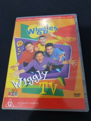 The Wiggles Wiggly Tv From Series 1 One Dvd Abc Rare - Au Post