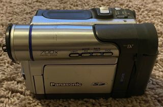 Rare Panasonic Mini Dv Video Camera Pv - Dv203d Camcorder 700x Digital Zoom & Case