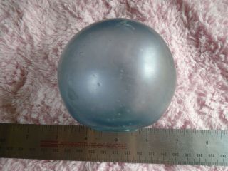 Authentic 3” Japanese? Glass Ball Float Blue - Green With “1” Stamp (gf 32)