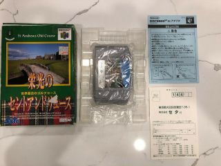 St Andrews Old Course Golf N64 Nintendo 64 Japan Import Seta Very Rare