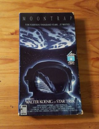 Moontrap (1989) On Vhs Rare Oop Cult Sci - Fi Thriller Sge Home Video