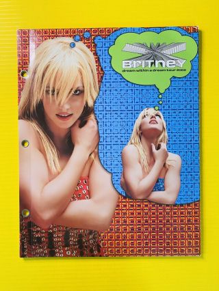 Rare - Britney Spears Dream Within A Dream Tour Program Book Concert Poster
