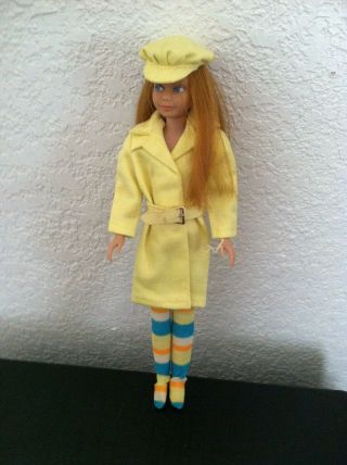 Barbie Vintage 1963 Japan Titian Skipper Doll With Rain Or Shine Clothing Vgc