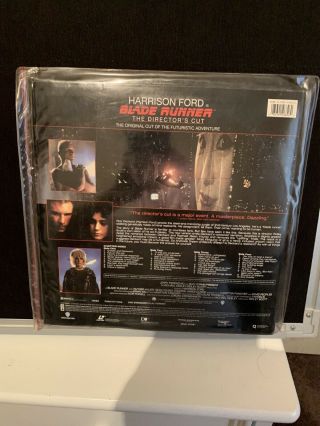 BLADE RUNNER: THE DIRECTOR ' S CUT 2 - Laserdisc LD WIDESCREEN FORMAT VERY RARE 2
