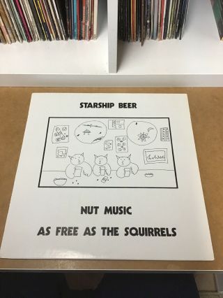 Starship Beer Nut Music Jazz Noise Rock Rare Nm/nm Vinyl Lp Record Album