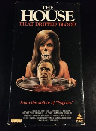 The House That Dripped Blood Vhs Prism Horror Vintage Cult Rare