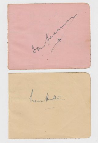 Cricket - Rare 1936 - 37 Mcc,  Bradman Hutton Signatures,  Australia Tour Programme