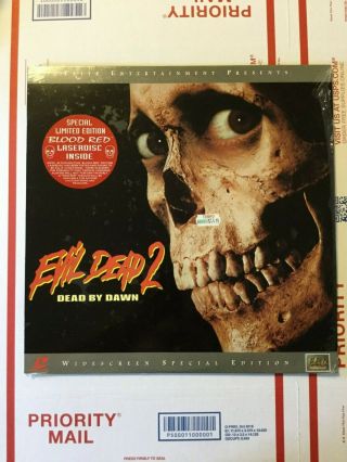 Evil Dead 2: Dead By Dawn (laserdisc,  1997) _widescreen Limited_red Ld _rare