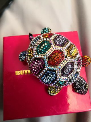 Butler And Wilson Turtle Brooch Very Rare Stunning