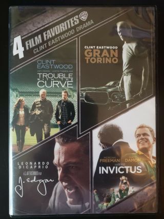 Clint Eastwood 4 Film Favorites Rare Dvd 4 Disc - Set Buy 2 Get 1