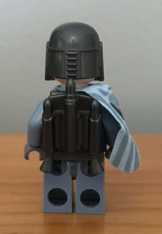 Lego Star Wars Minifigure Pre Vizsla Rare HTF 9525 Blue Cape 2