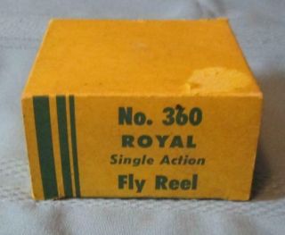 Vintage Bronson Royal 360 Fly Fishing Reel With Box