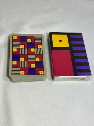 Vintage Playing Cards Asiana Airlines Collectible 1 Pack 52 Cards Retro 80s Rare