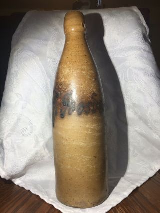 Antique Stoneware Bottle 11.  25 Inches Tall J Bosdorf ?