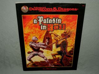 Ad&d 2nd Edition Adventure Module - A Paladin In Hell (very Rare And)