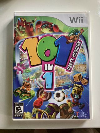 101 - In - 1 Sports Party Megamix Cib Complete Rare (nintendo Wii,  2011) Atlus