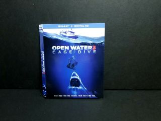 Open Water 3 Cage Dive Blu - Ray Slipcover Only.  No Disc Or Case.  Oop Rare