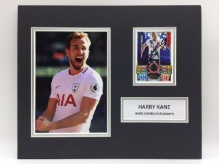 Rare Harry Kane Tottenham Signed Photo Display,  Autograph Spurs England