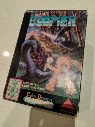 Baby Boomer (nintendo Nes) Box Only Color Dreams Light Gun Game Rare