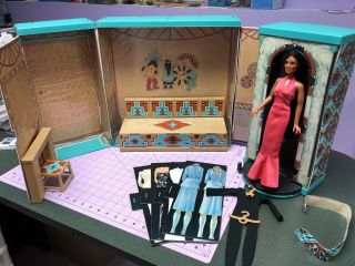 Vintage Mego Cher Dressing Room Playset With Cher Doll