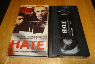 Hate Aka La Haine (vhs,  1995) Vincent Cassel Ultra Rare French Crime Drama