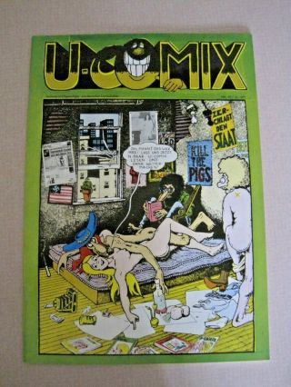 U - Comix No.  10 German Underground Alternative Comic Adult Mature Vintage Rare (d