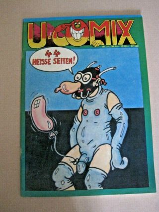 U - Comix No.  14 German Underground Alternative Comic Adult Mature Vintage Rare (d