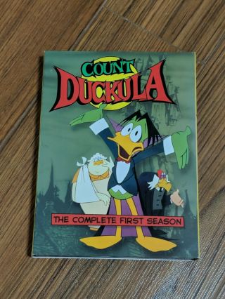 Count Duckula - The Complete First Season (dvd,  3 - Disc Set) Complete Rare