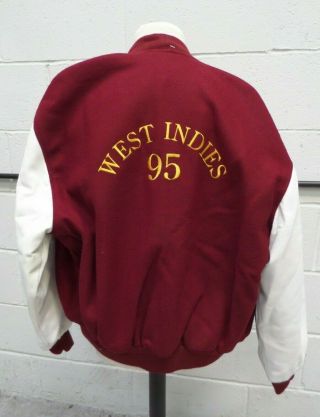 Rare West Indies Cricket Team Signed Autograph W.  I.  B.  C.  Jacket With Tags Size L 3
