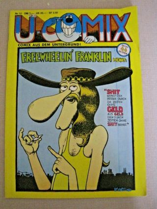 U - Comix No.  12 German Underground Alternative Comic Adult Mature Vintage Rare (d