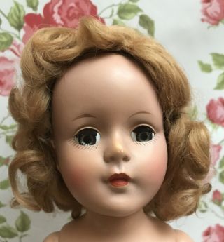 Size 8 - 9 Vintage Mohair Doll Wig Fits 14” Nanette Sweet Sue Toni Dolls