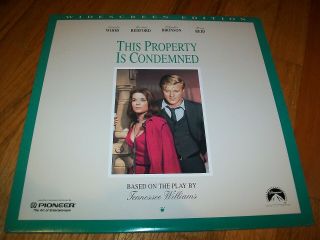 This Property Is Condemned Laserdisc Ld Widescreen Format Very Good Very Rare