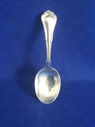 Lovely Circa 1927 Late Art Nouveau H/m Sterling Silver Tea Caddy Spoon 22g