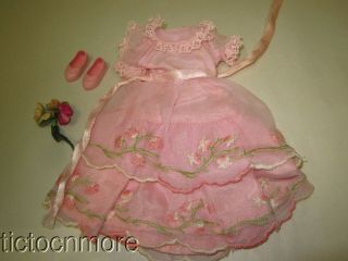 Vintage Deluxe Topper Toys Penny Brite Doll Clothing Outfit Flower Girl
