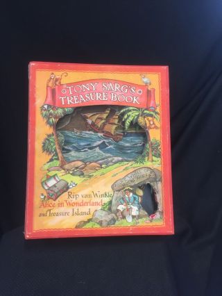 Antique Tony Sarg’s Treasure Book 1942 Alice In Wonderland