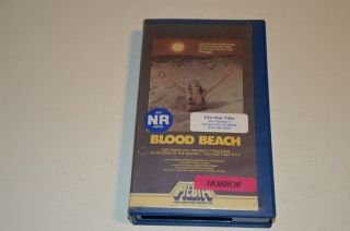 Blood Beach (vhs 1981) Media Home Entertainment John Saxon Rare Horror Gore