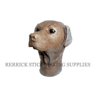 Chocolate Labrador Cast Resin Handle For Walking Stick Making