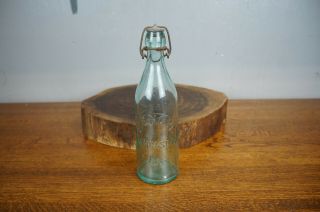 Antique F.  Engle Hutchinson Glass Bottle Lancaster Pa - Not To Be