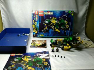 Lego Vintage Aquazone 6180 - Hydro Search Sub With Box & Booklets