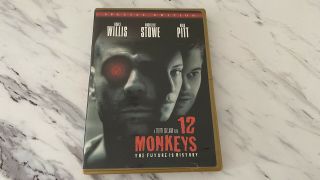12 Monkeys Special Edition (dvd,  2005) Rare Gold Case