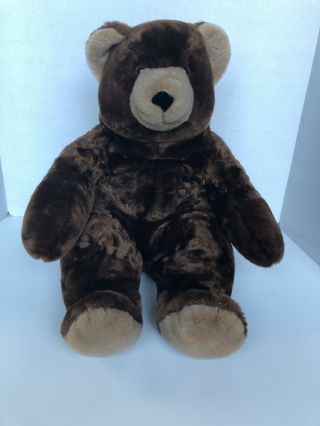Rare Vintage Gerber Precious 18” Plush Brown Bear Stuffed Anima