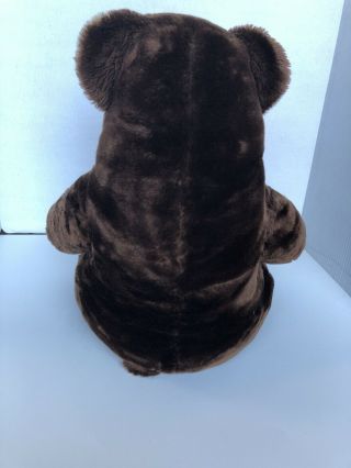 Rare Vintage Gerber Precious 18” Plush Brown Bear Stuffed Anima 3