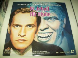 Dr.  Jekyll And Mr.  Hyde Laserdisc Ld Very Rare Uncensored